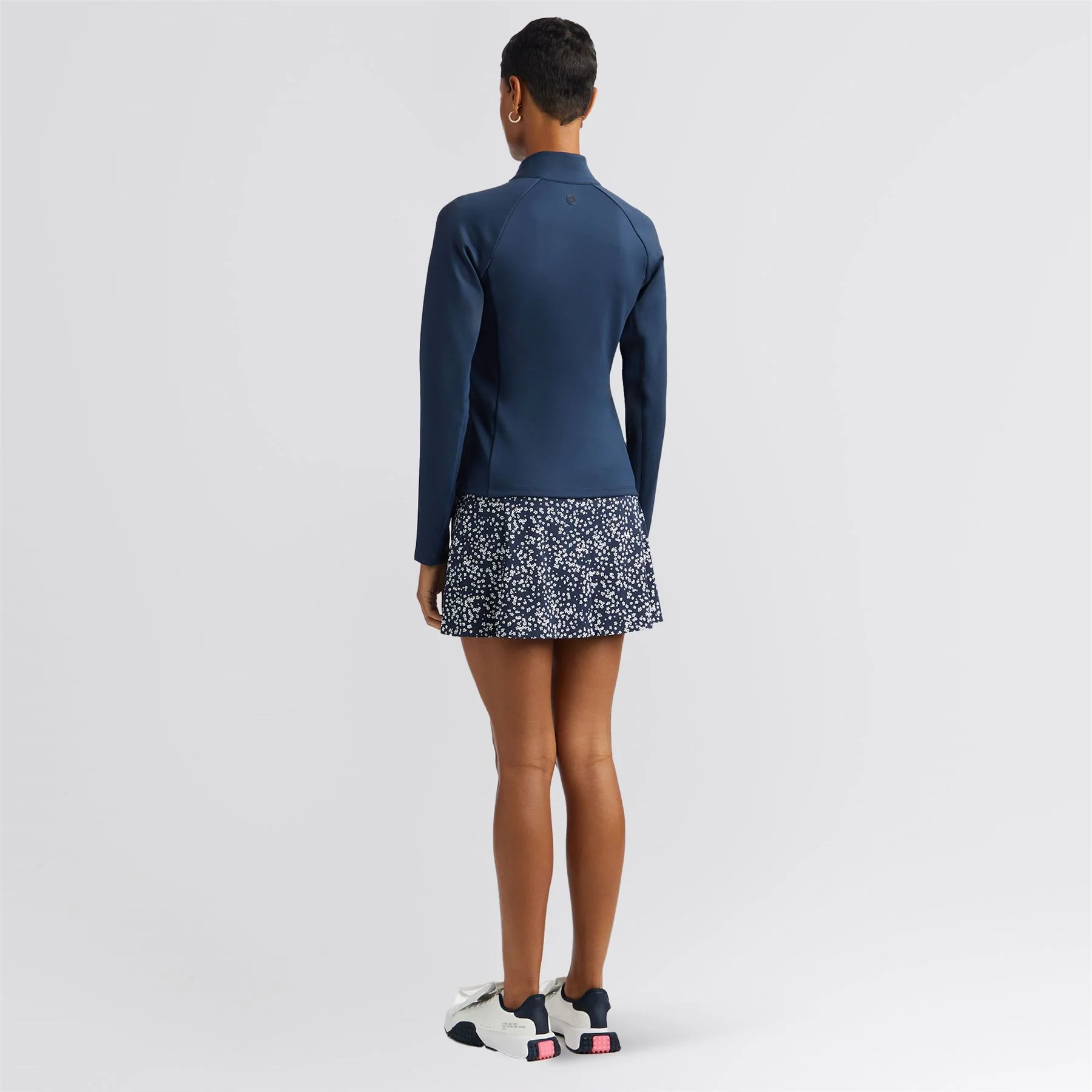Quilted Nylon Interlock Hybrid Jacket Twilight - Image 4
