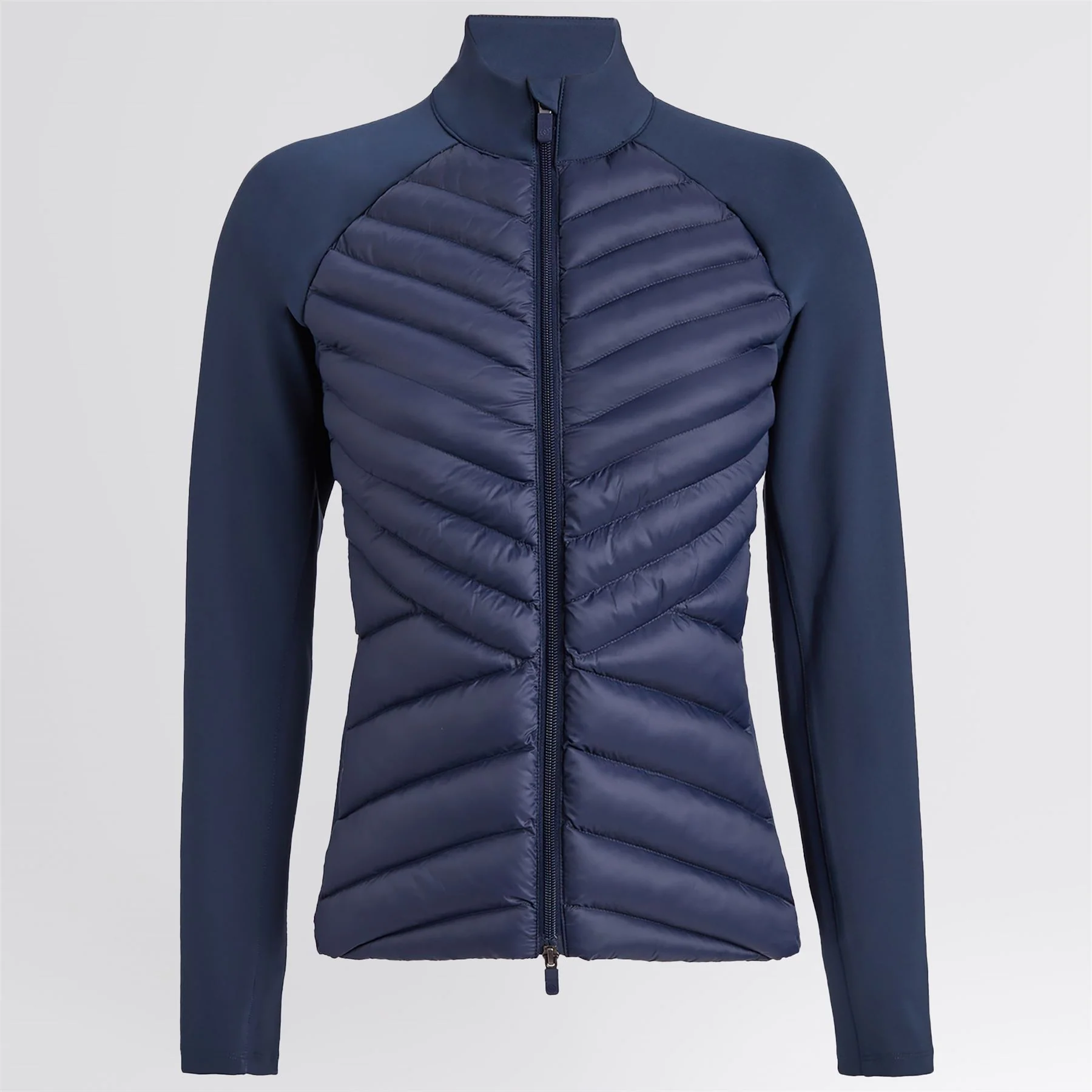 Quilted Nylon Interlock Hybrid Jacket Twilight - Image 8
