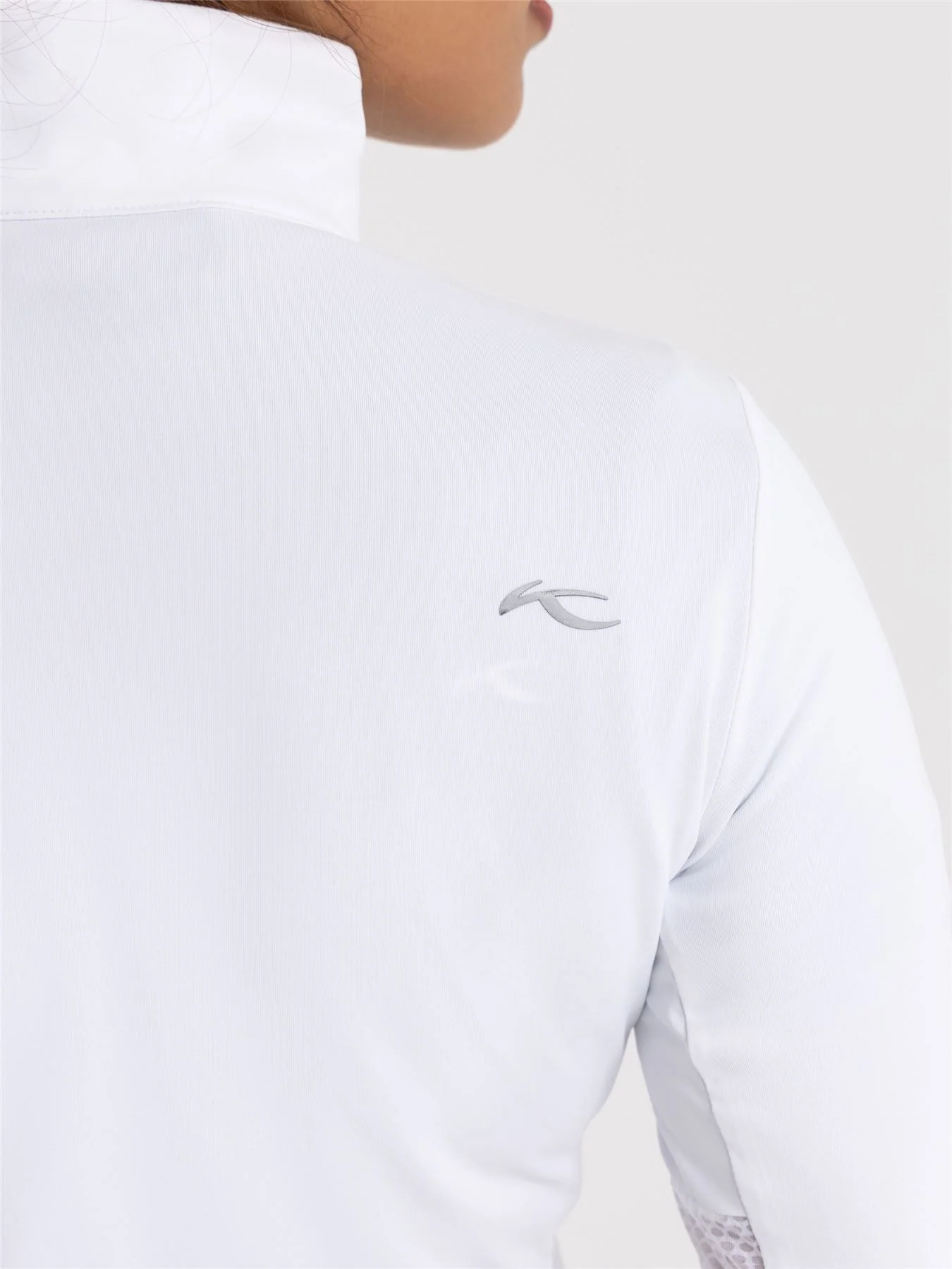Womens Sunshine Sport Half Zip White - Image 7
