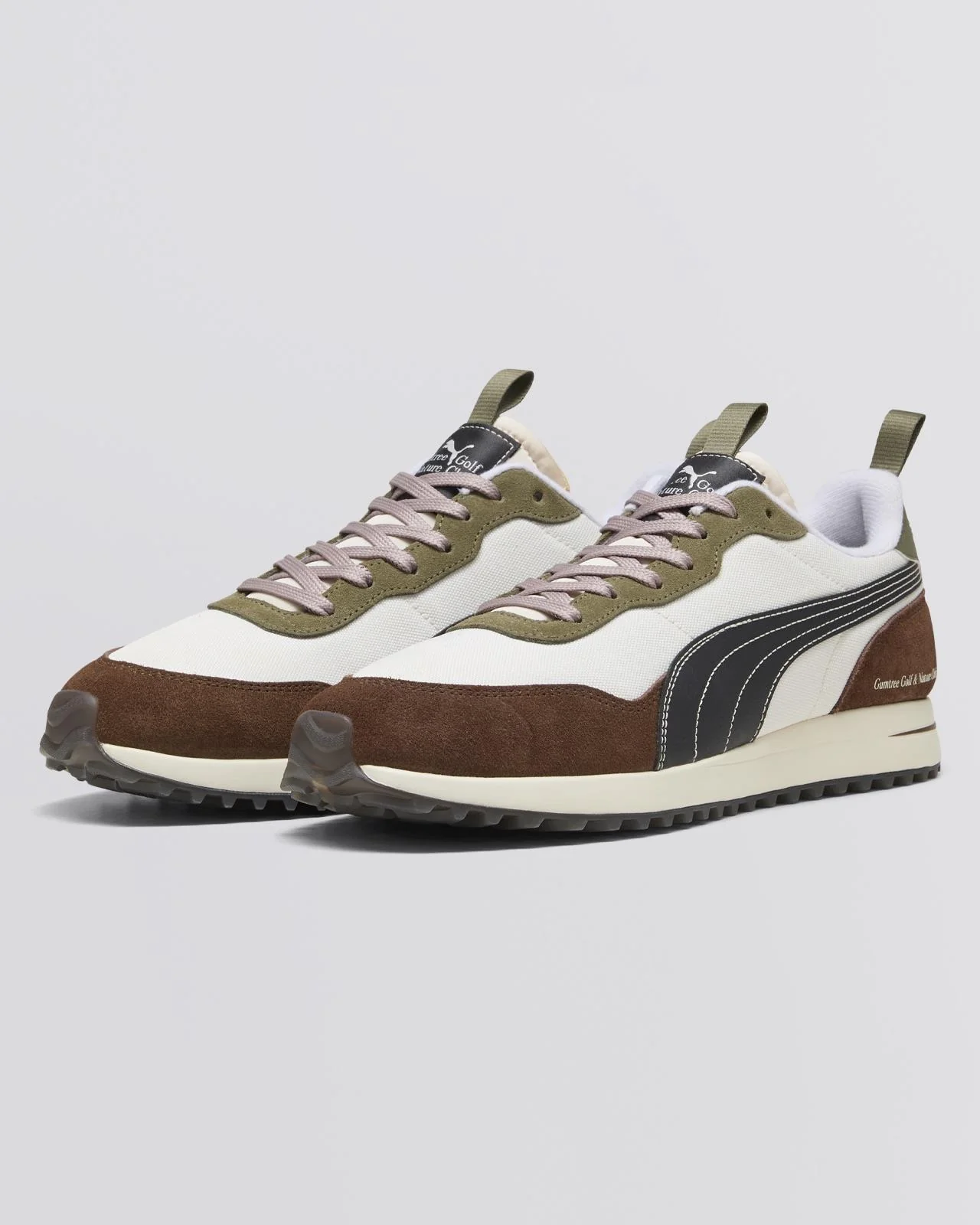 x GGNC Helsinki G Spikeless Golf Shoe Warm White/Flat Dark Gray/Dark Sage - Image 4