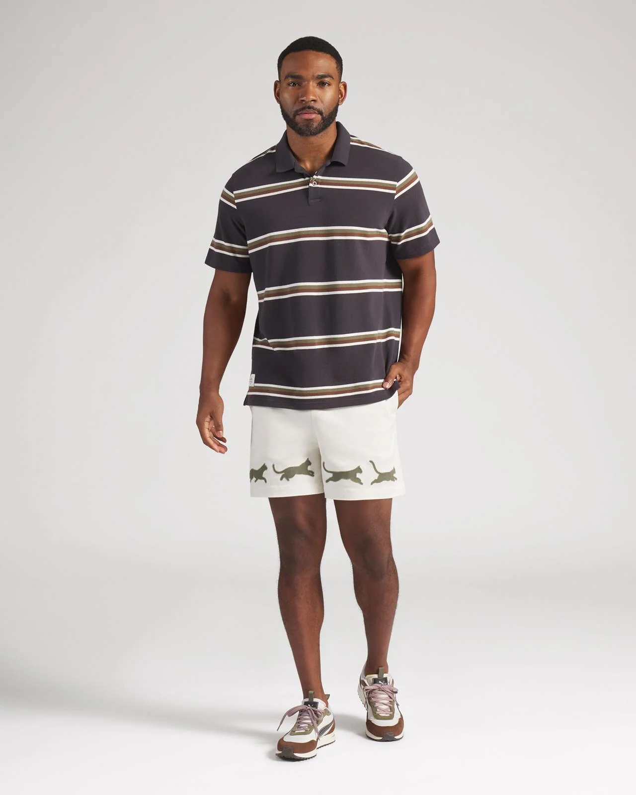 x GGNC Polo Shirt Flat Dark Gray - Image 3