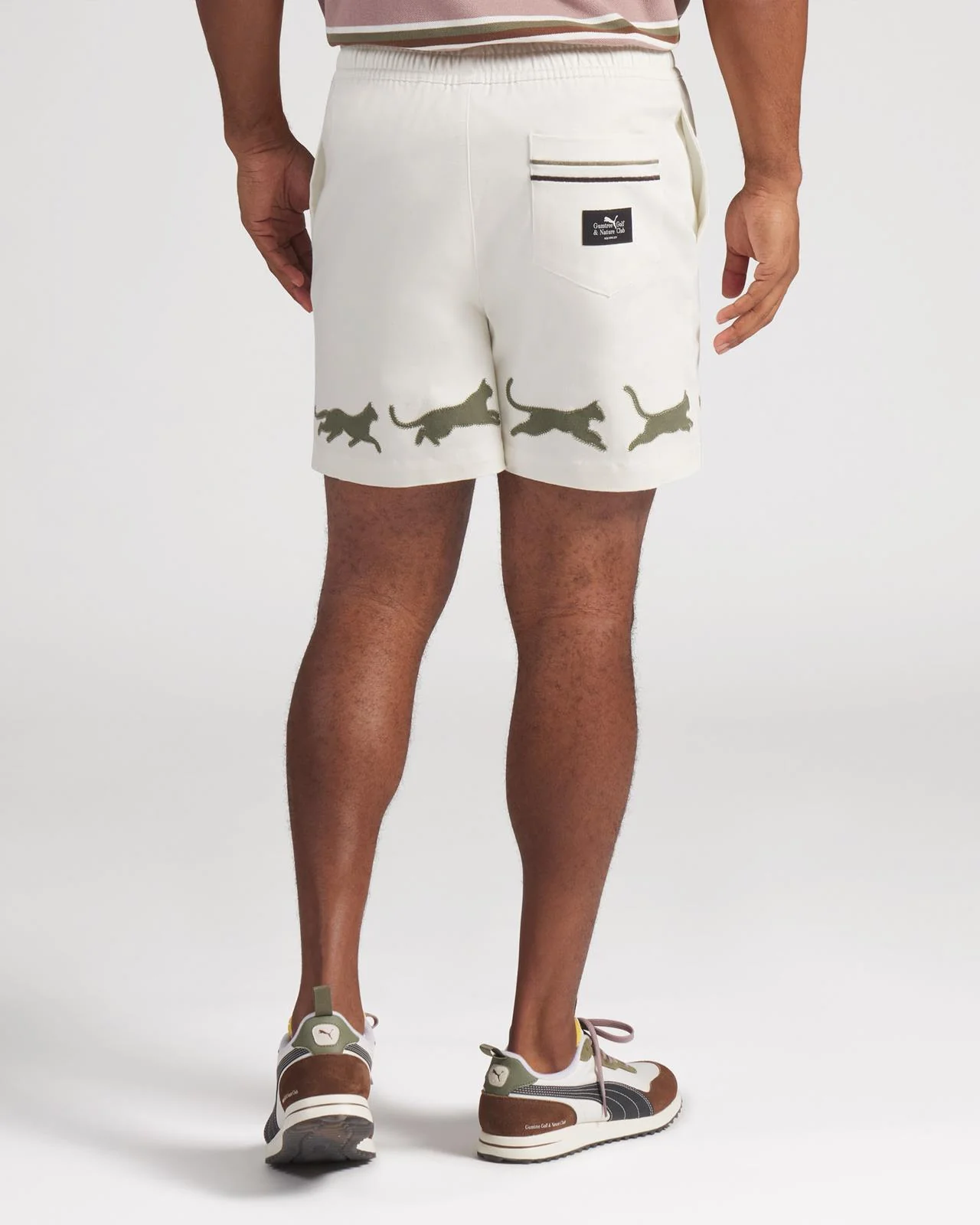 x GGNC Shorts Warm White Heather - Image 2