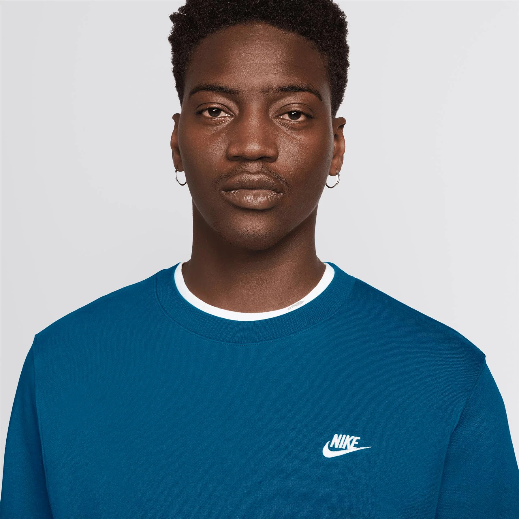 x Nike Golf Club Crew Neck Green Abyss/White - Image 3