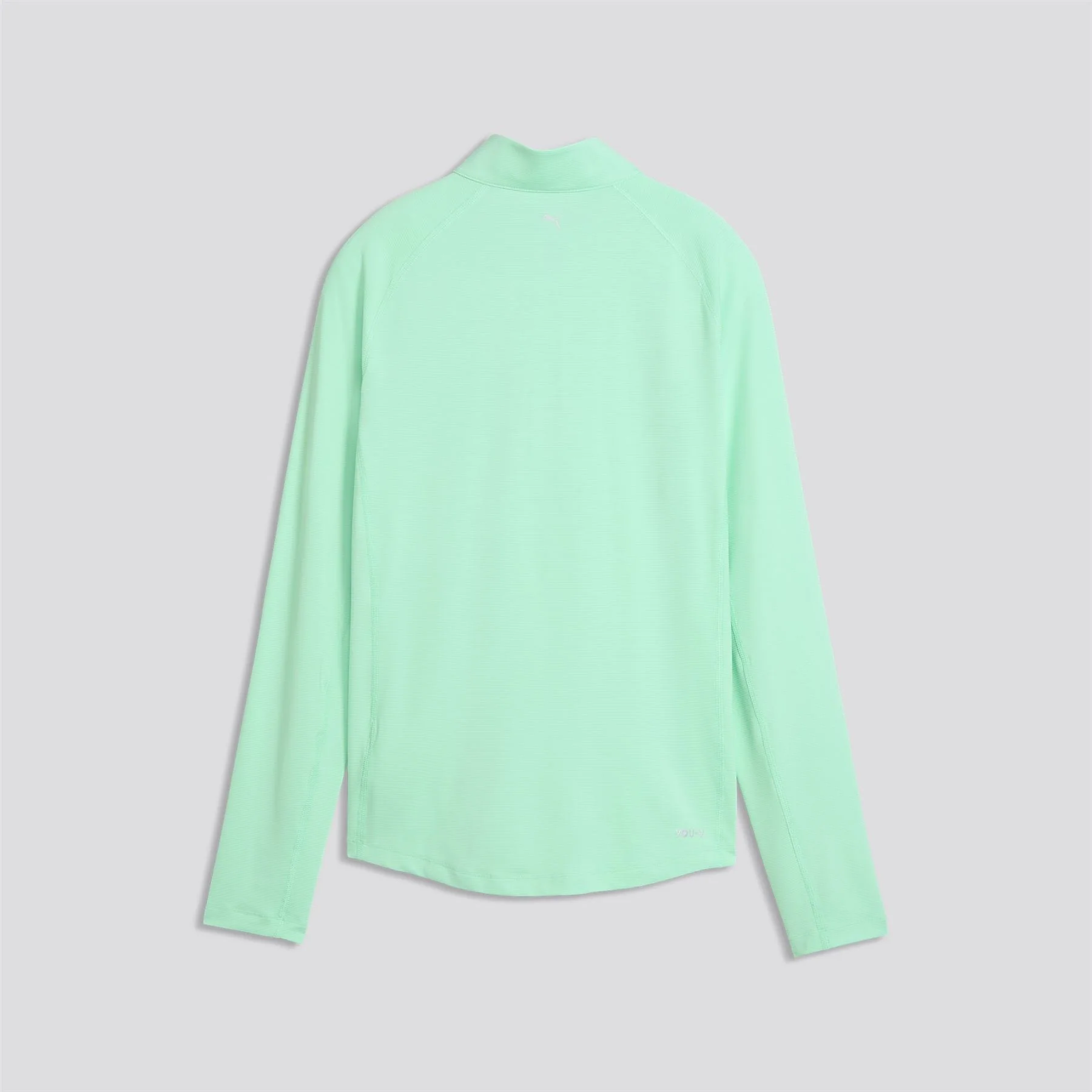YOU-V Solid Quarter Zip Mint Jelly - Image 6